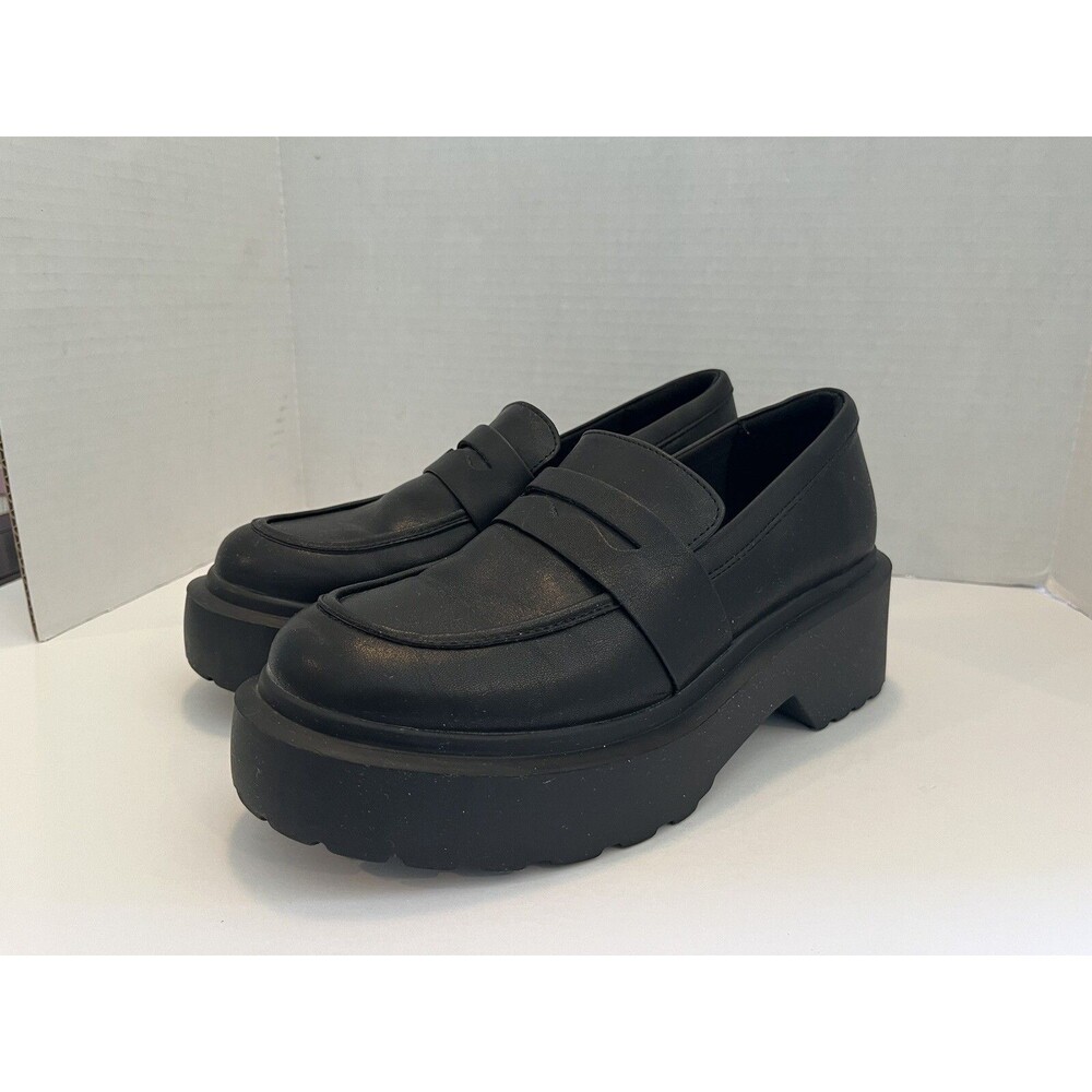 Wild Fable Black Platform Loafers